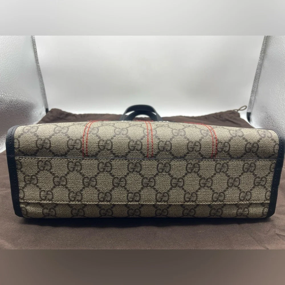 Gucci PVC HandBag with the iconic green cat design